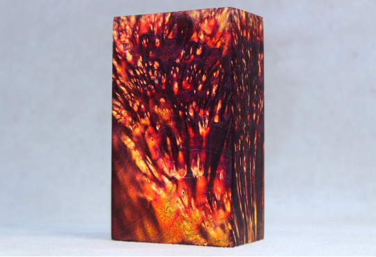 Stabilized Maple Burl Wood Mod Block